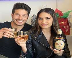 Katherine Lucia consuming alcohol